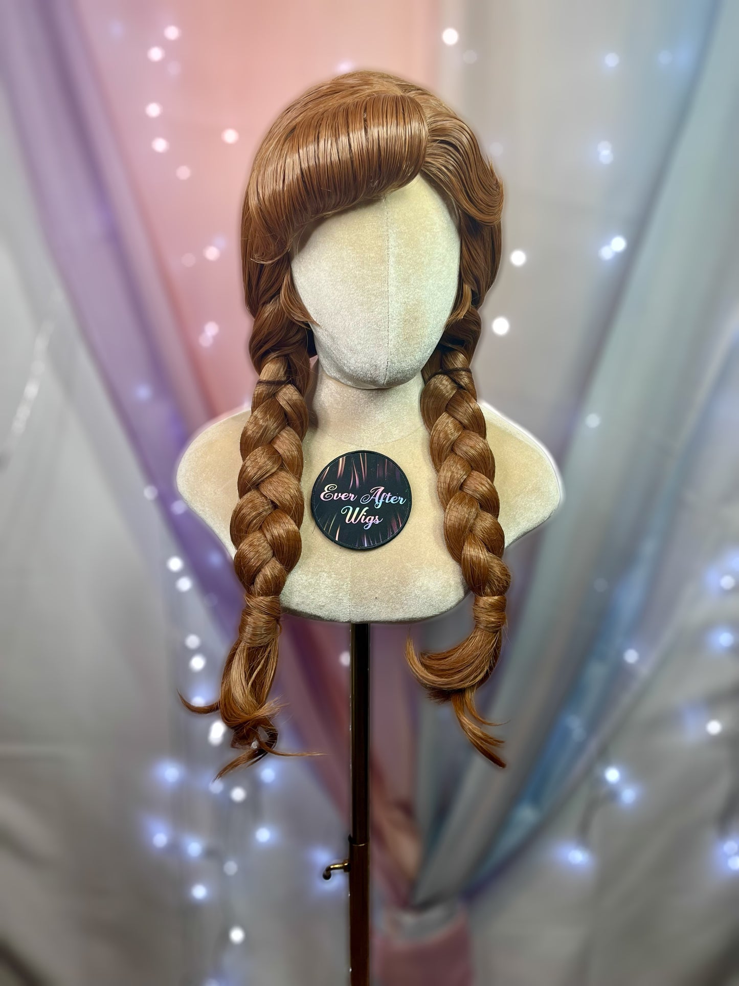Peluca trenzada Anna Frozen
