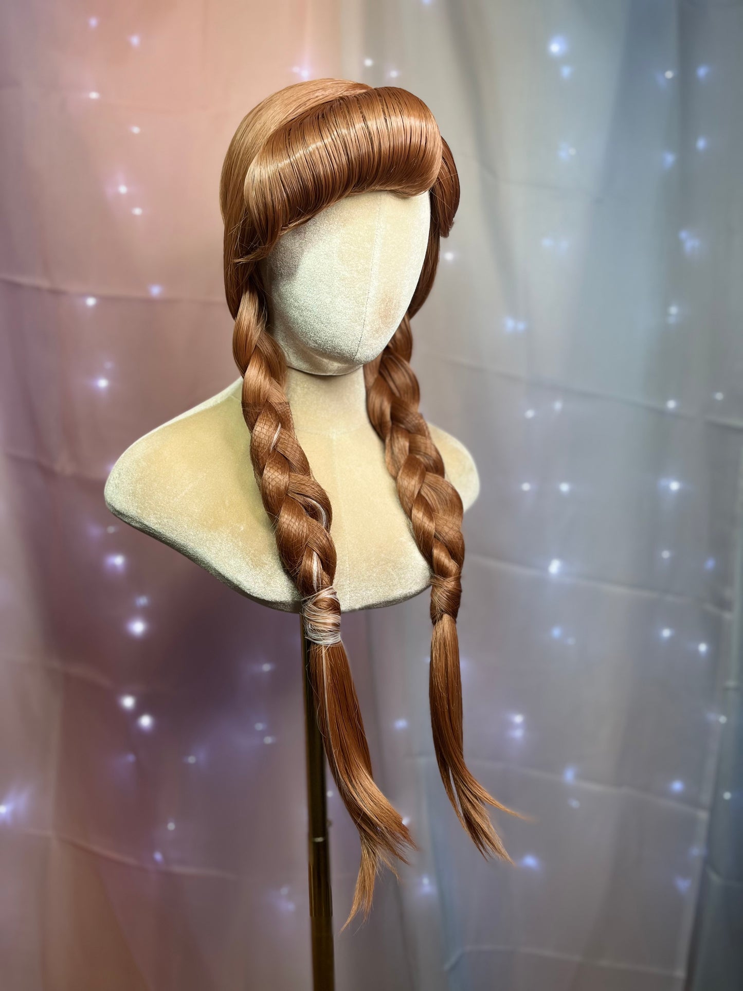Peluca trenzada Anna Frozen