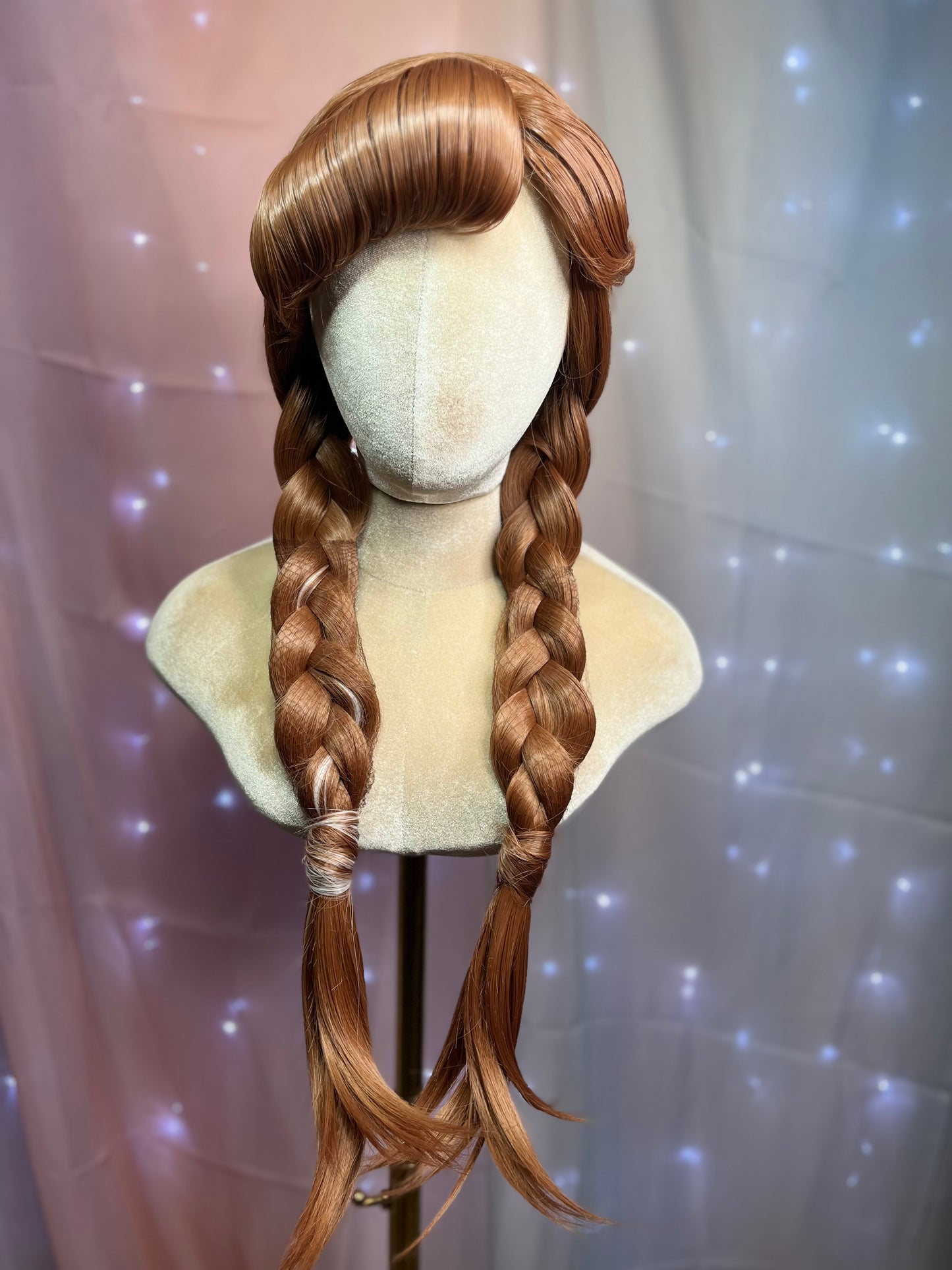 Peluca trenzada Anna Frozen