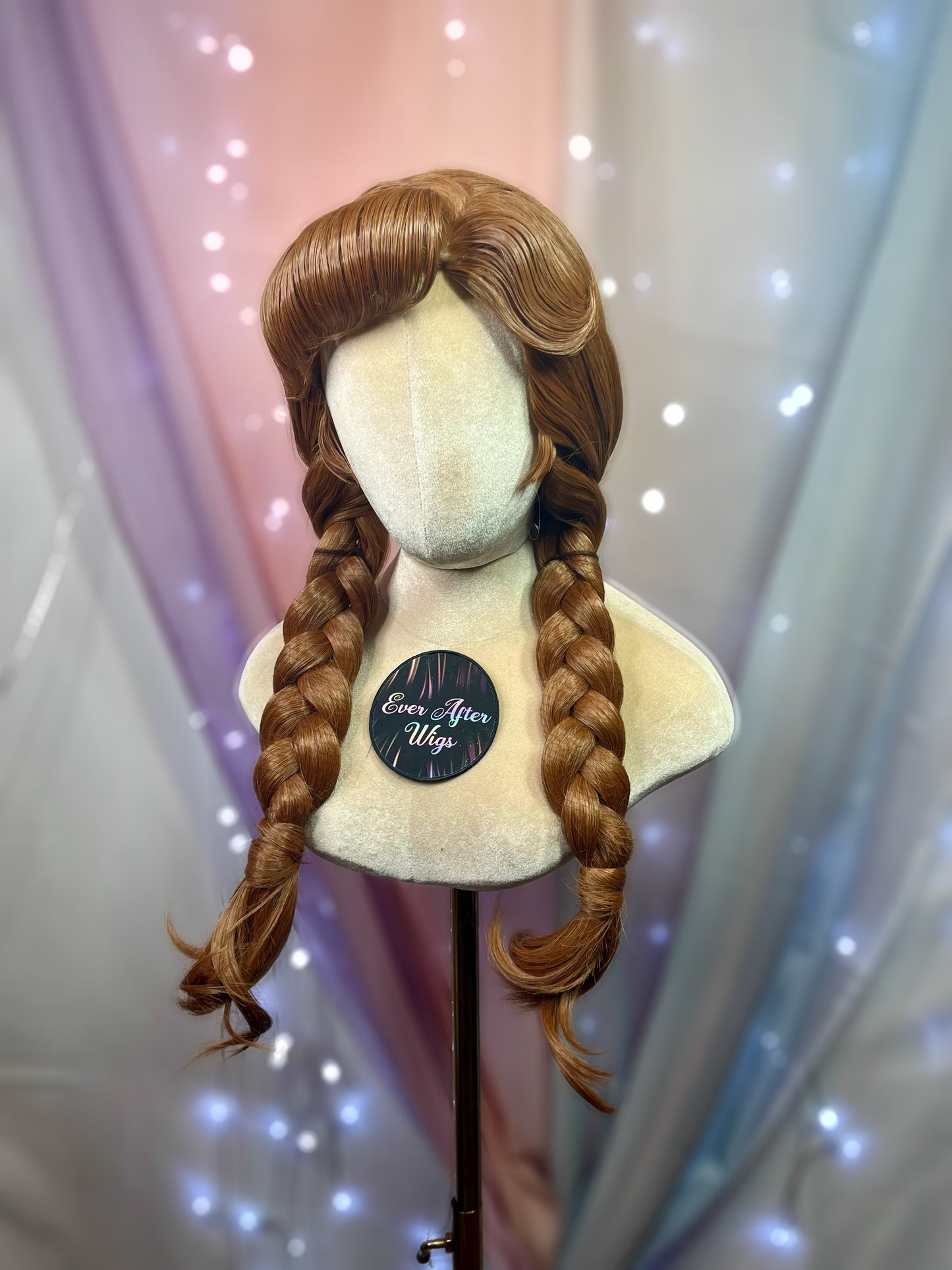 Peluca trenzada Anna Frozen