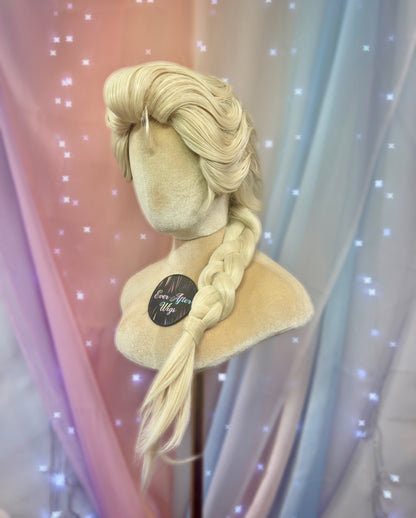 Peluca trenzada de Elsa